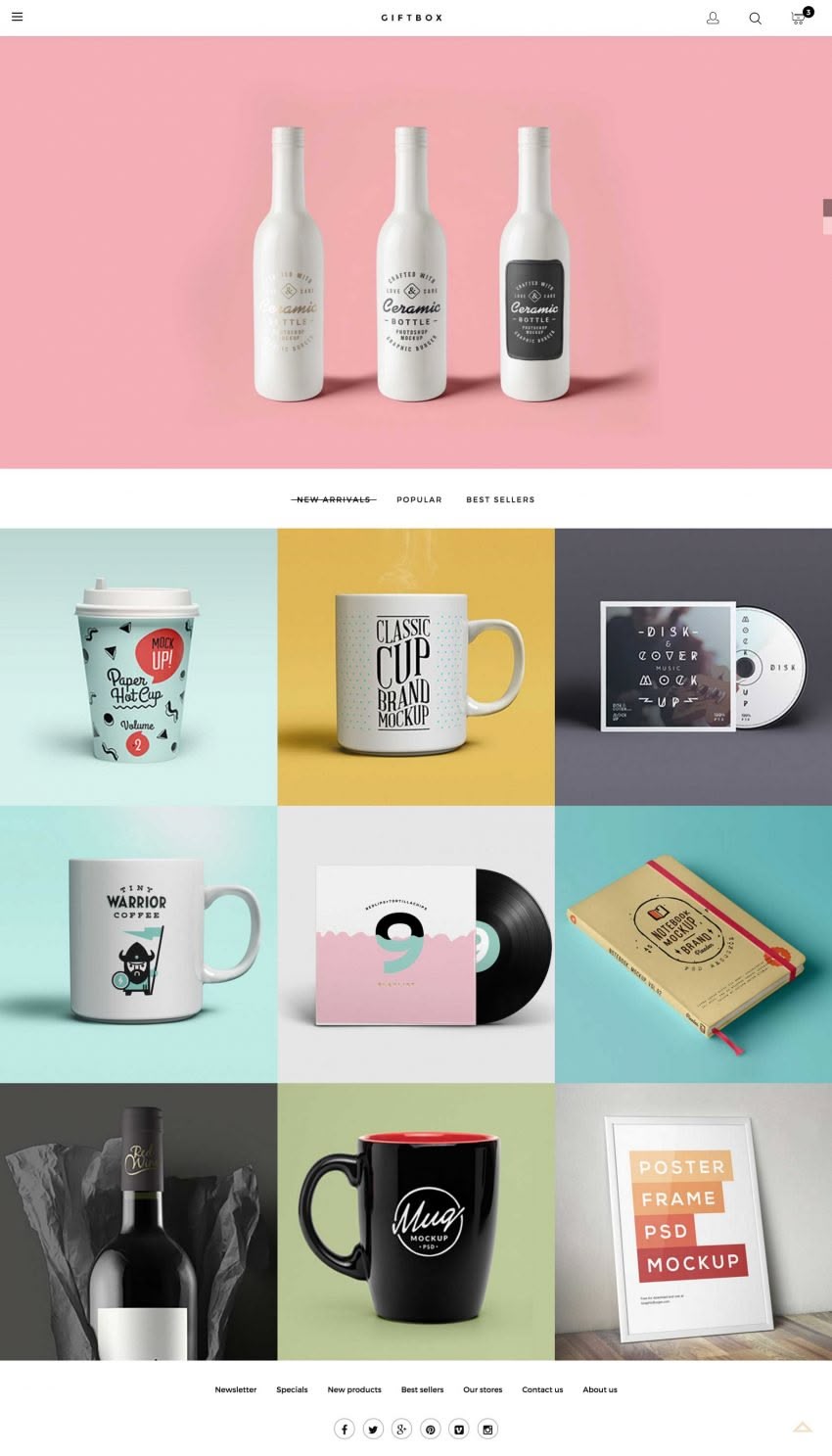 GIFTSHOP Prestashop 1.6 Responsive Template