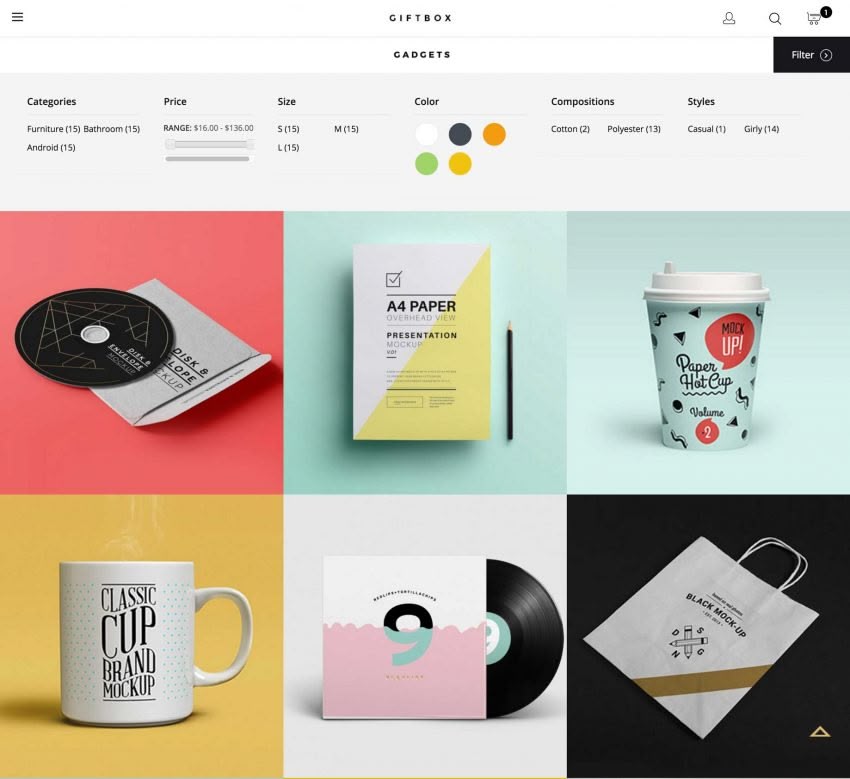 GIFTSHOP Prestashop 1.6 Responsive Template