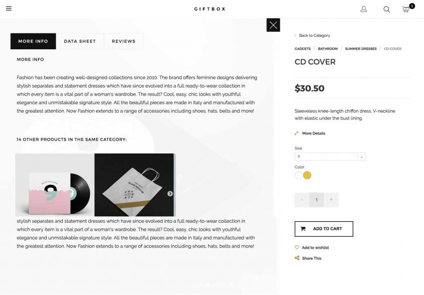 GIFTSHOP Prestashop 1.6 Responsive Template