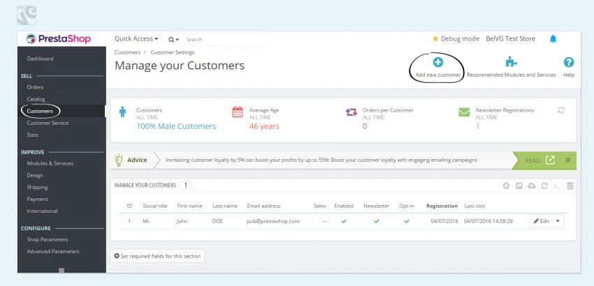 Customers & Customer Groups in PrestaShop 1.7 Customers and Customer groups in Prestashop 1.7