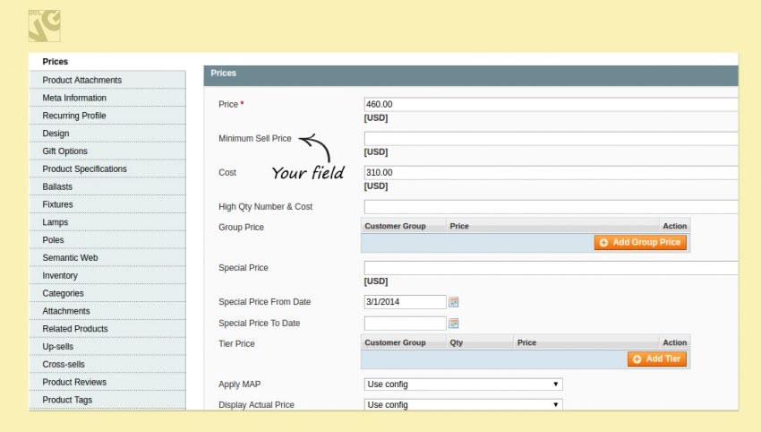 How to Hide a Field on a Product Edit Page in Magento backend Using Observer