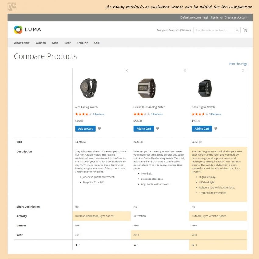 Big Day Release: Advanced Comparison for Magento 2.0