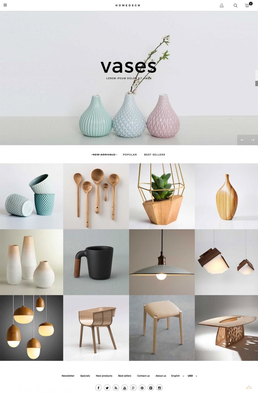 Home Design Prestashop Template
