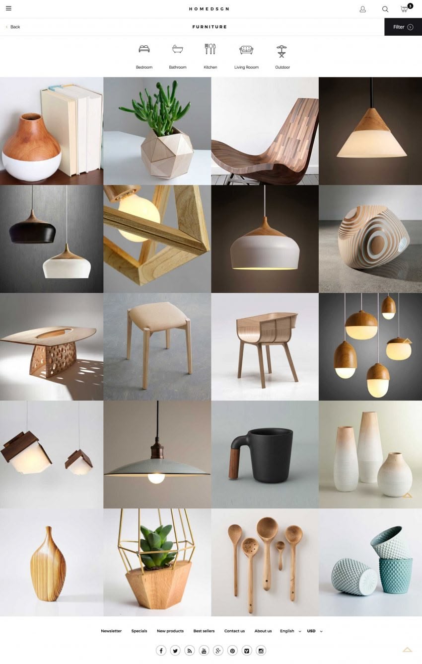 Home Design Prestashop Template