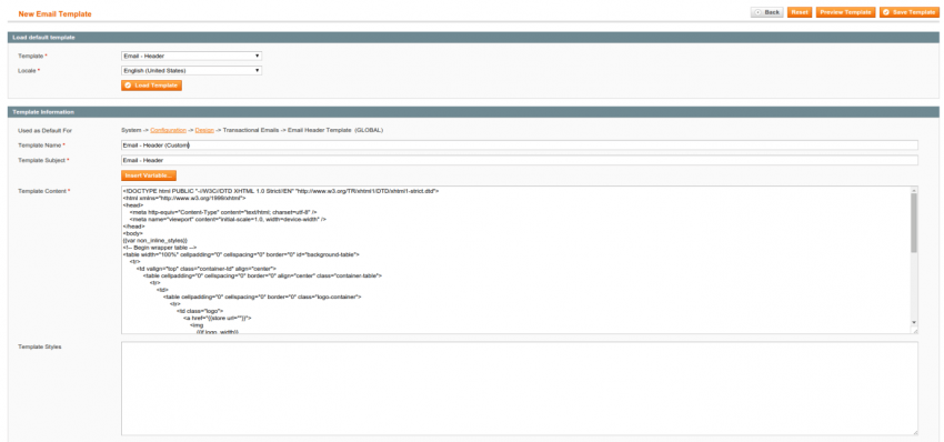 Customization of Footer and Header Templates for Magento Emails The Customization of Footer and Header Templates for Magento Emails