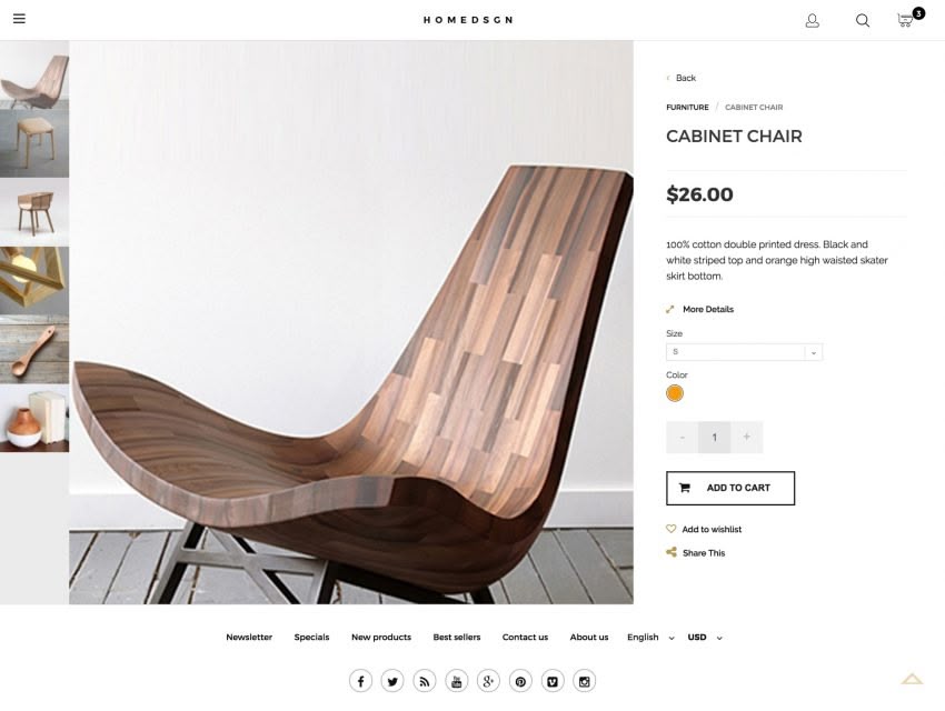 Home Design Prestashop Template