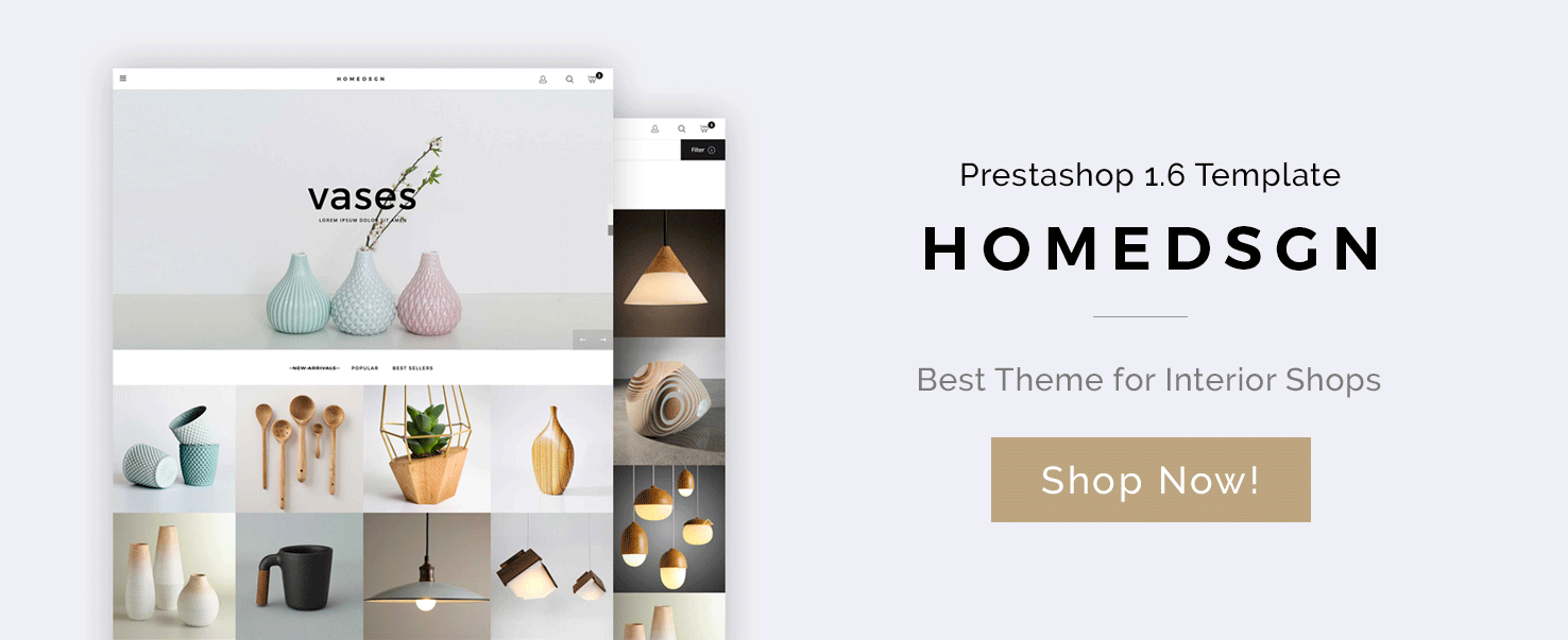Big Day Release: Home Design Prestashop 1.6 Template