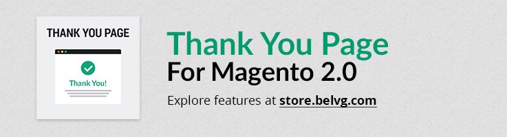 Big Day Release: Thank You Page for Magento 2.0