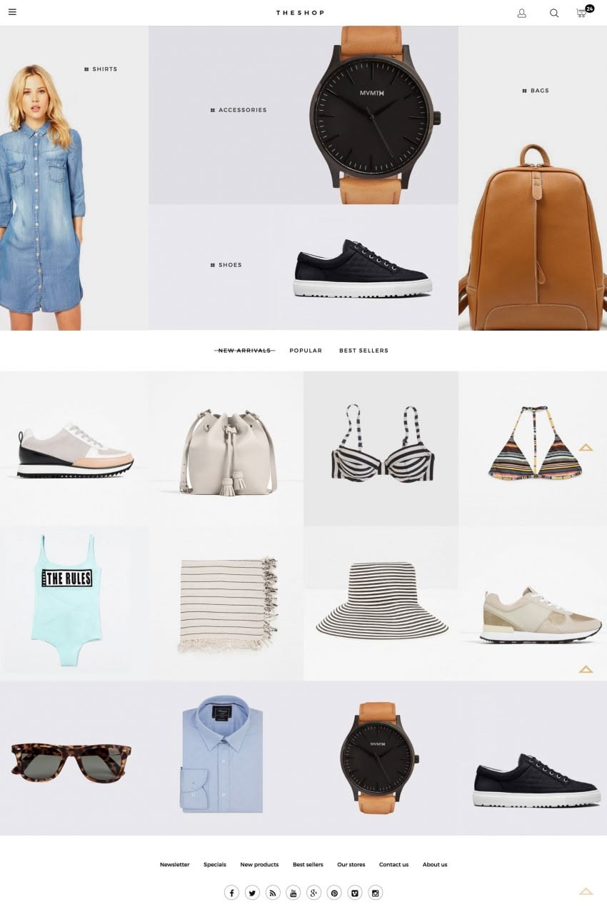THESHOP Prestashop 1.6 Template