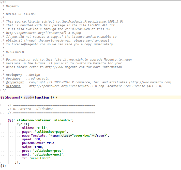 How to Add a Slider in Magento 1.9