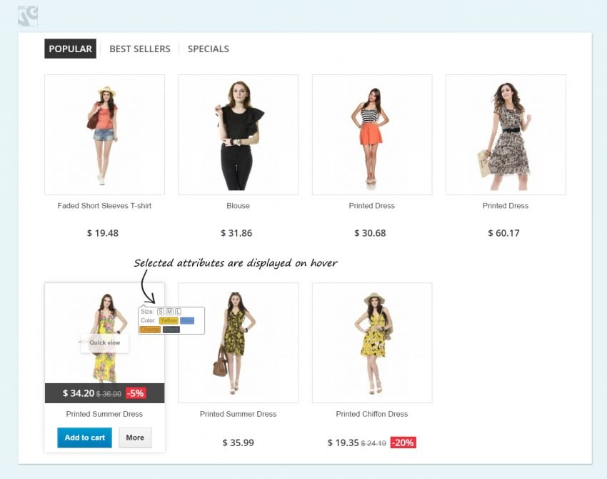 Big Day Release: Prestashop Product Hover