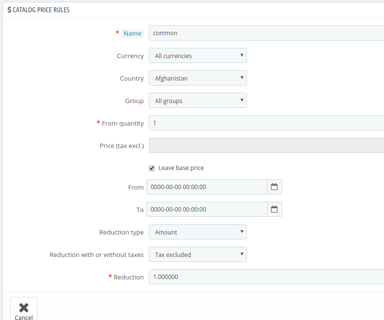 Displaying Product Combinations With Discounts on a Product Page in Prestashop How to Add Product Combinations Involving the Use of Discount System on a Product Page in Prestashop