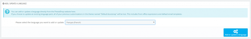 How to Add a Language in Prestashop 1.7