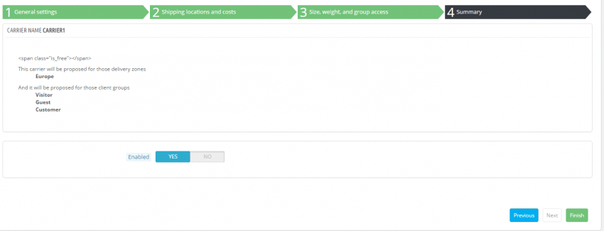 How to Add a Carrier in Prestashop 1.7