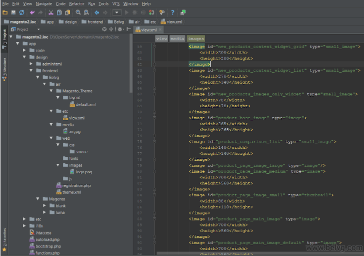 magento 2 theme configuration step by step