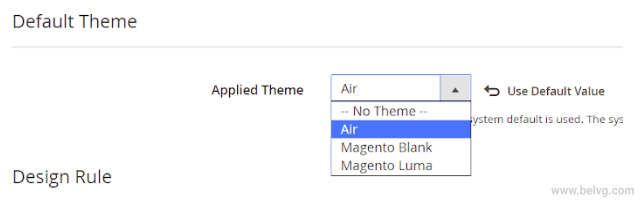magento theme registration