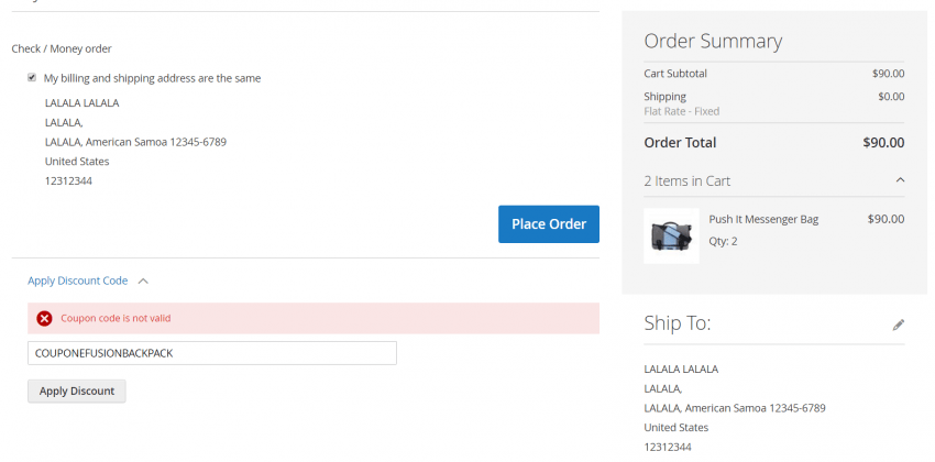 Coupons in Magento 2