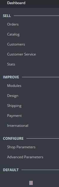 Overview of the Prestashop 1.7 Admin Panel Menu | BelVG Blog
