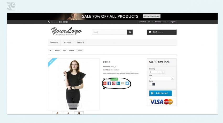 Big Day Release: Prestashop 1.6 Social Buttons