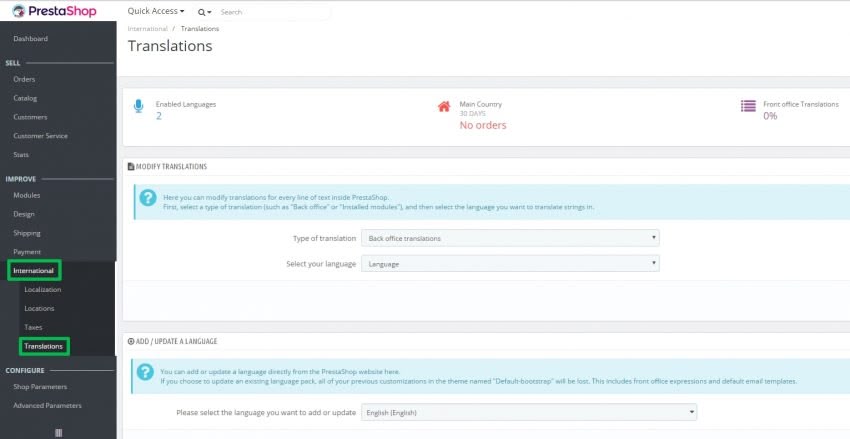 How To Change Footer Copyright Message in Prestashop 1.7