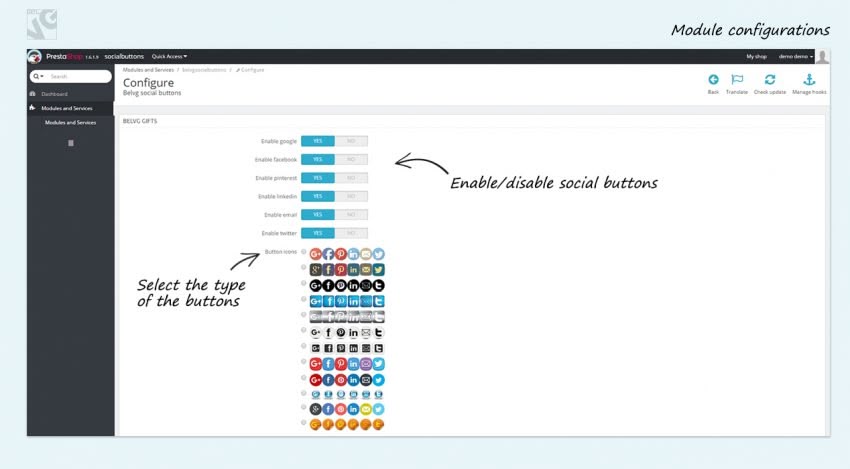 Big Day Release: Prestashop 1.6 Social Buttons