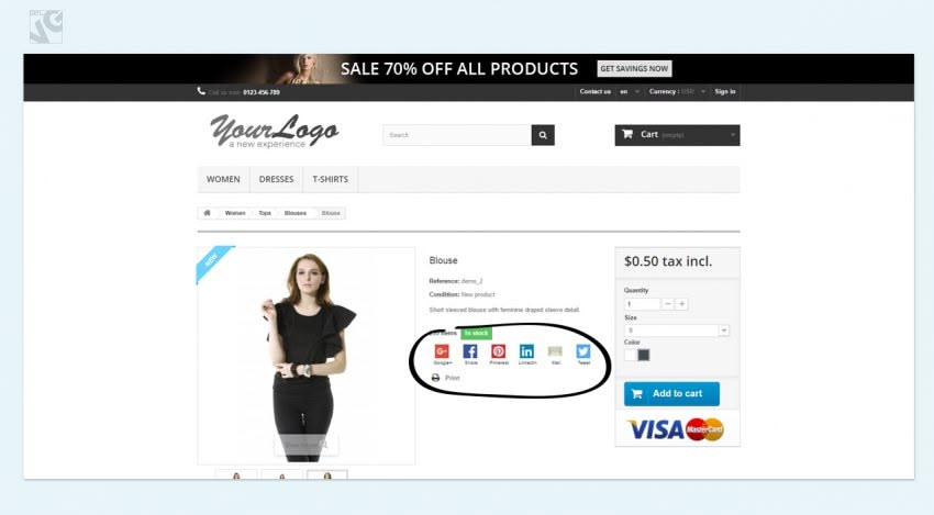 Big Day Release: Prestashop 1.6 Social Buttons
