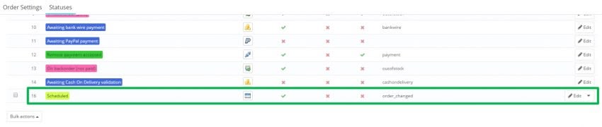 Managing Order Statuses in Prestashop 1.7