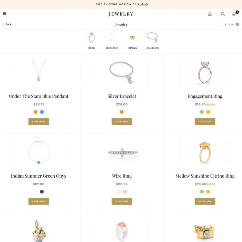 Luxury Jewelry Prestashop 1.6 Responsive Template