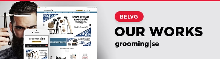Our Magento Work: Grooming.se