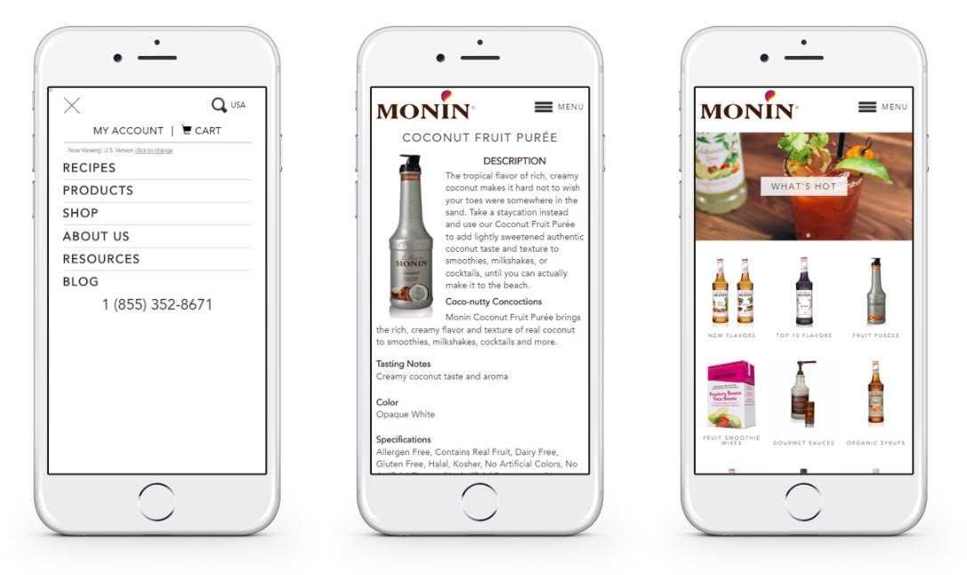 A Dozen Must Have Features For Your E-commerce Our Works: Monin.com/m