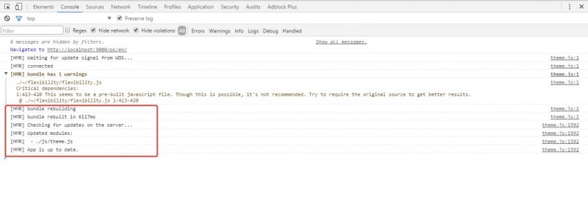 Setting Up Hot Module Replacement for Webpack 1.x in Prestashop 1.7