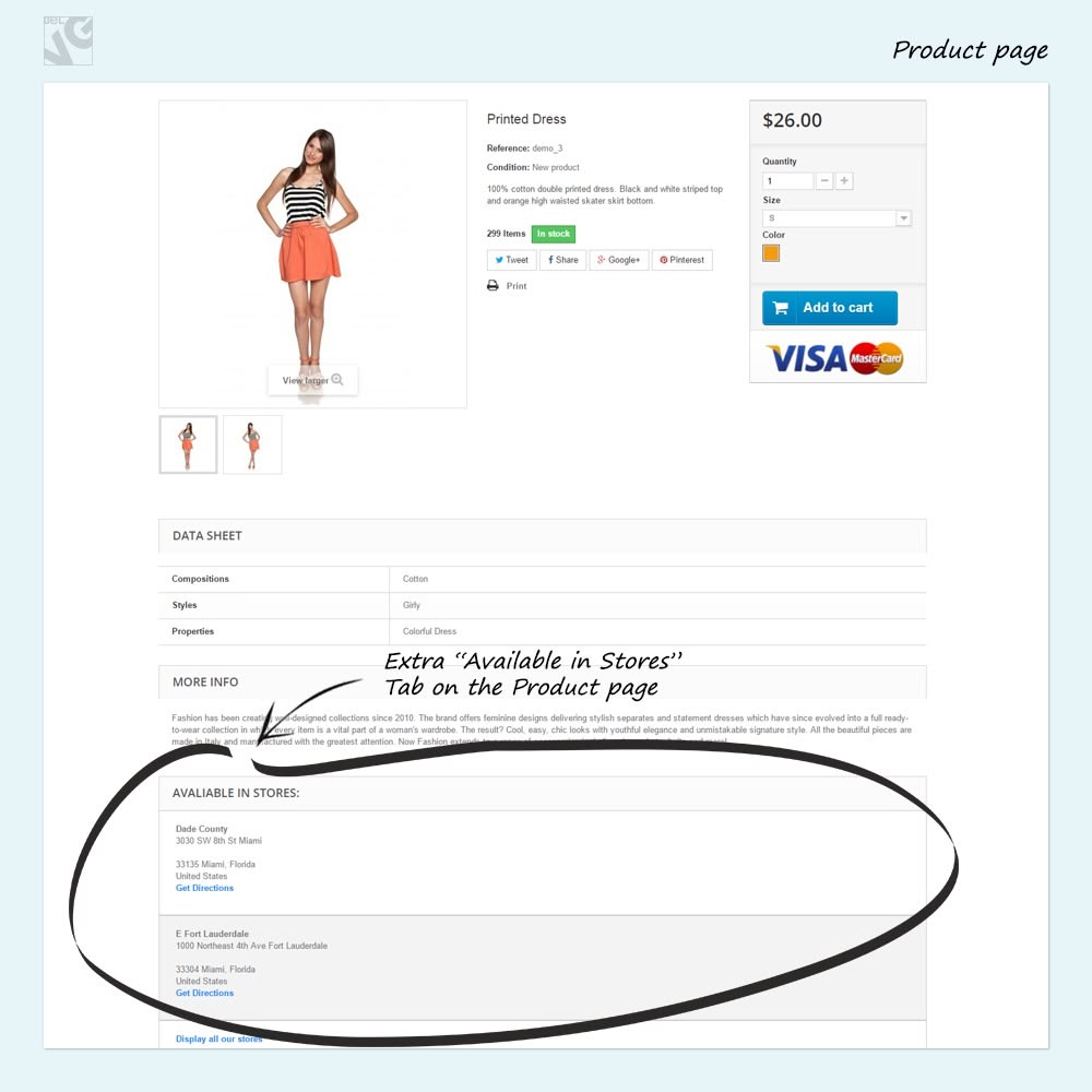 Product page