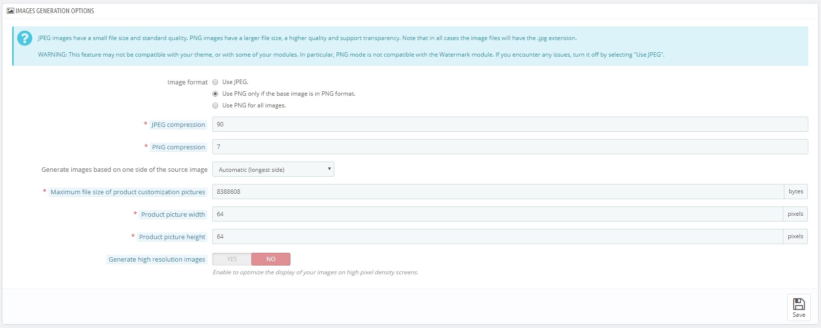 Image Settings in Presashop 1.7_3