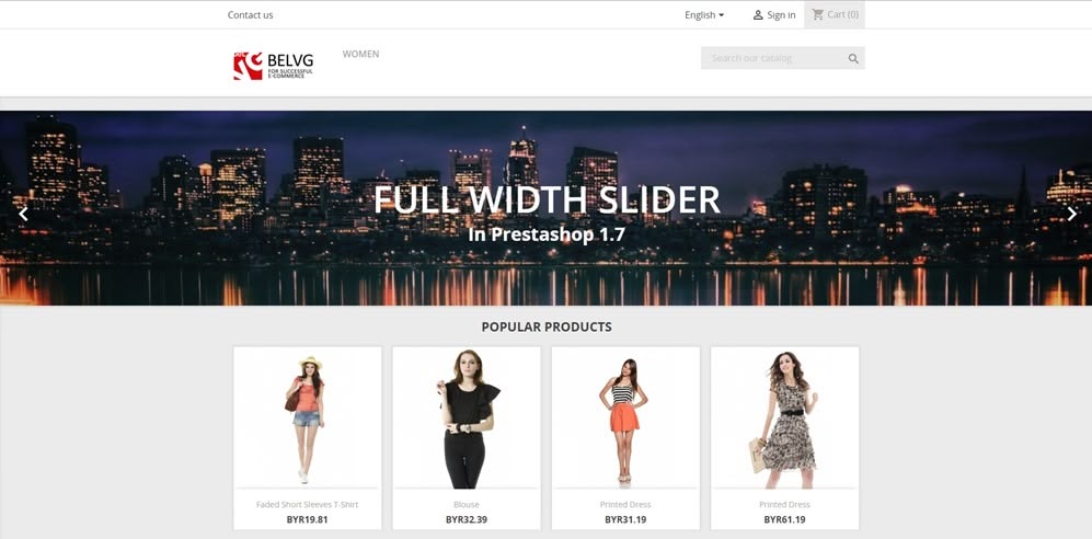 How to create a full image slider in Prestashop 1.7_2