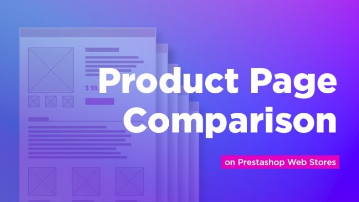 Product Page Comparison on Prestashop Web Stores