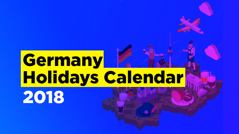 Germany Holidays Calendar 2018