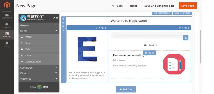 bluefoot in Magento 2