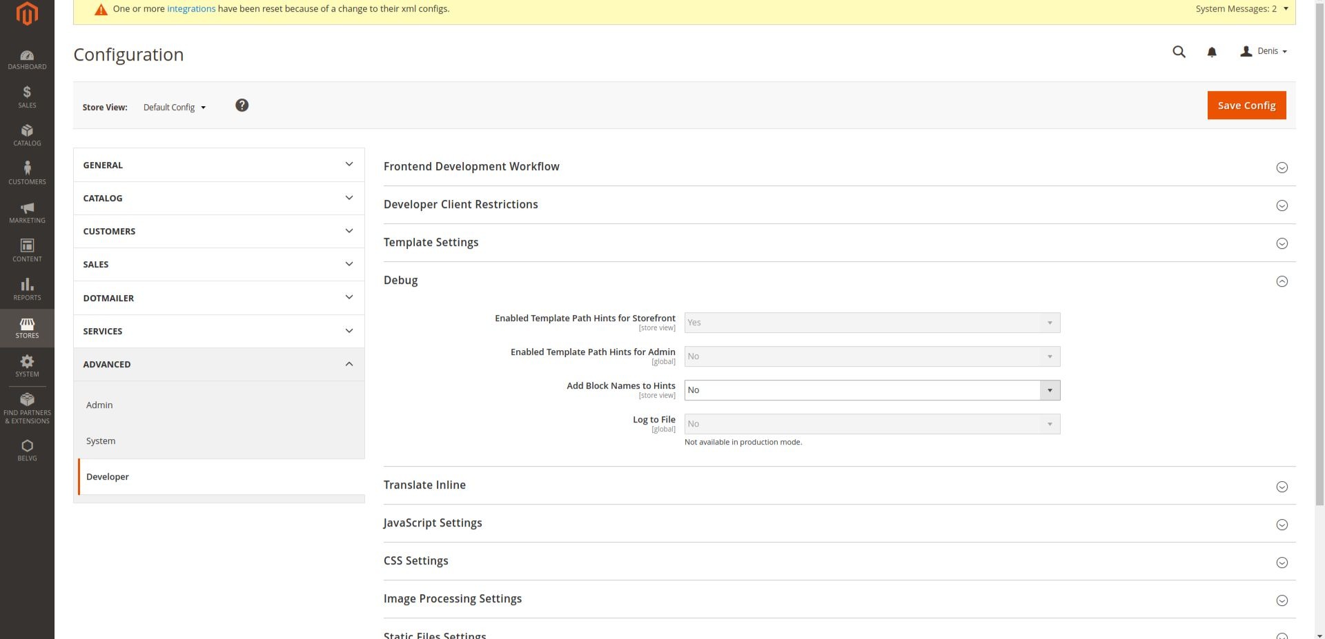 Enabling Template Path Hints in Magento 2 BelVG Blog