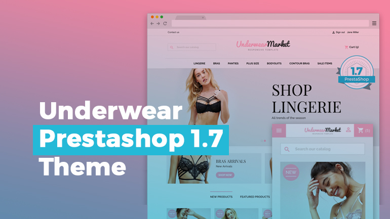 Underwear PrestaShop 1.7 Theme