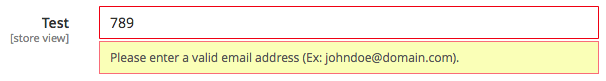 Input validation