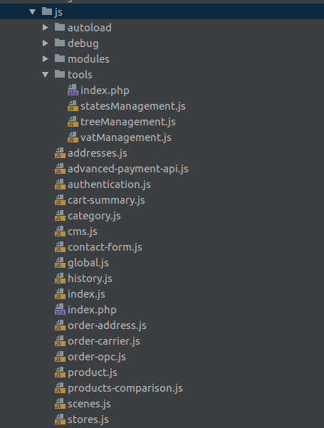Comparing JavaScript in PrestaShop 1.7 and 1.6 image4