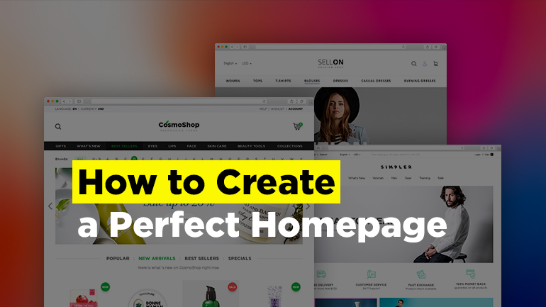 How to Create a Perfect Homepage