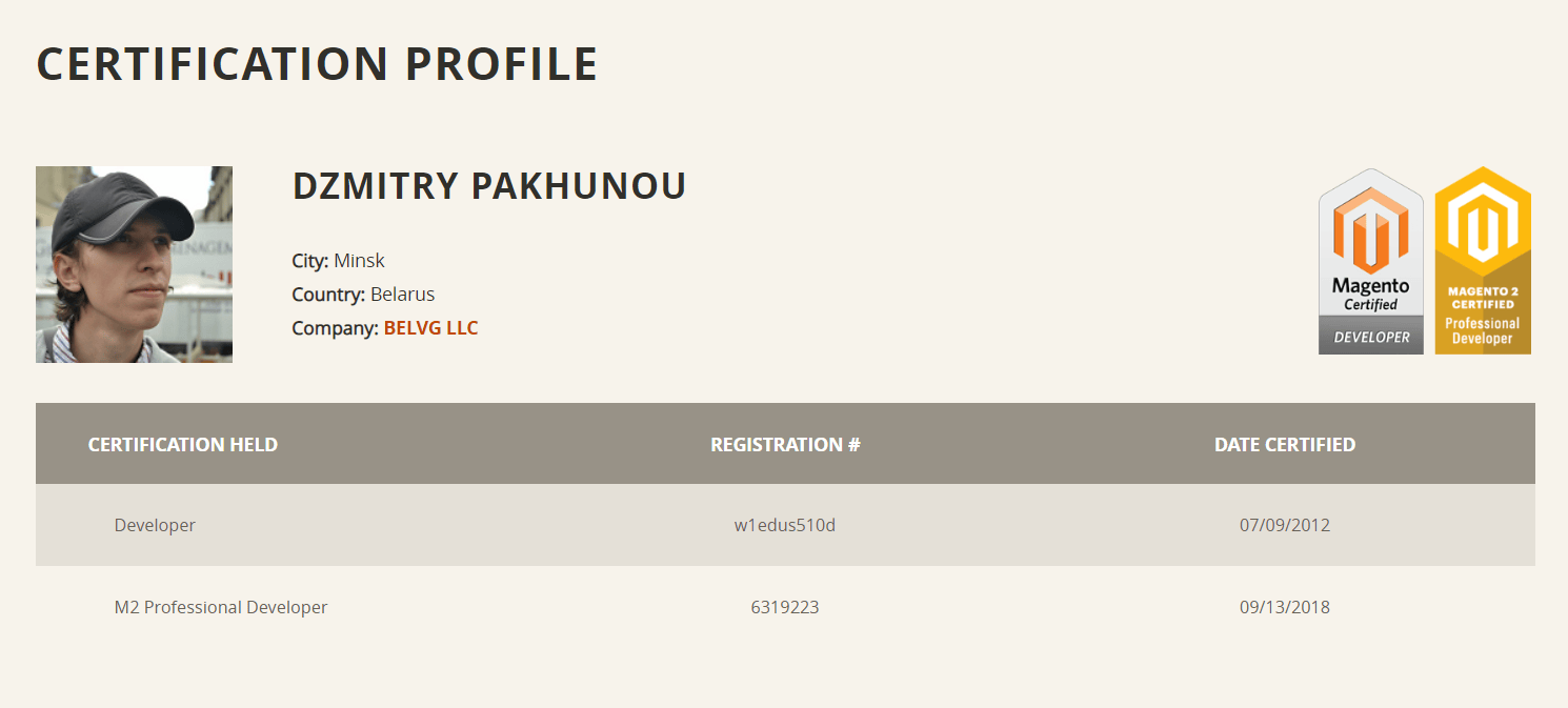 A new Magento 2 certified developer at BelVG