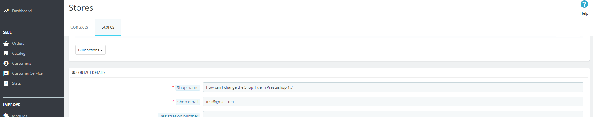 How to Change the Shop Title in PrestaShop 1.7