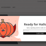 Halloween promo popup templates PrestaShop 1.7