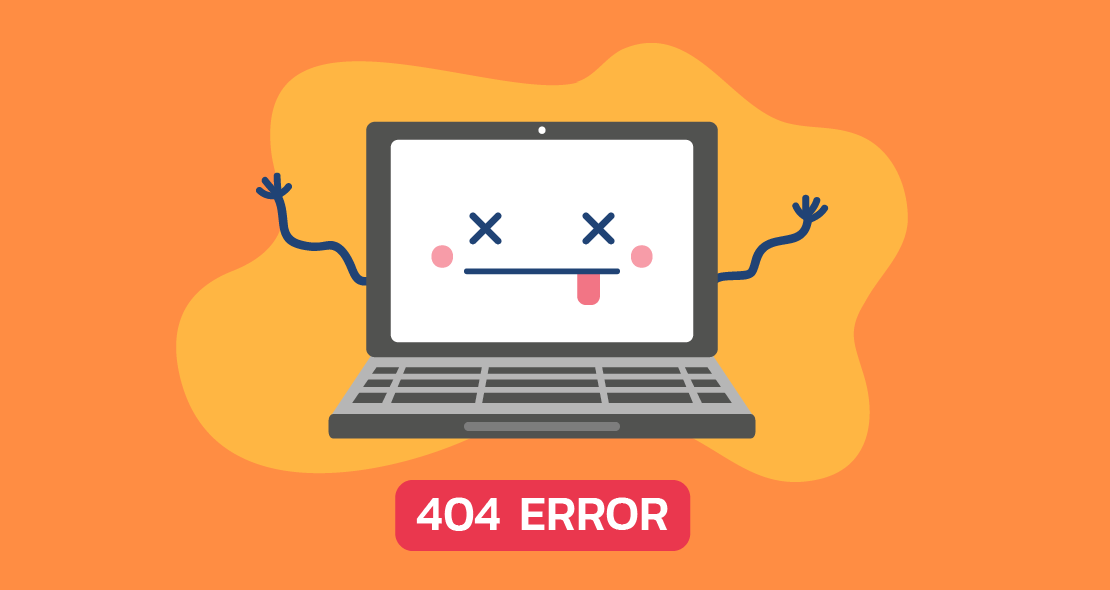 Great error page for ecommerce website