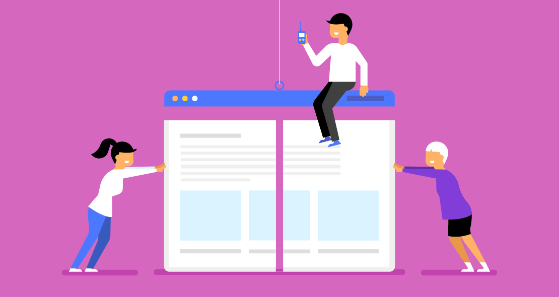 Home page creation and design