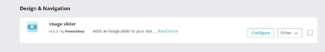 How to Configure PrestaShop 1.7: Header Logo, Copyright Message, Social Networks, Slider and more Prestashop 1.7.5 homepage slider