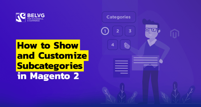 How to Show and Customize Subcategories in Magento 2