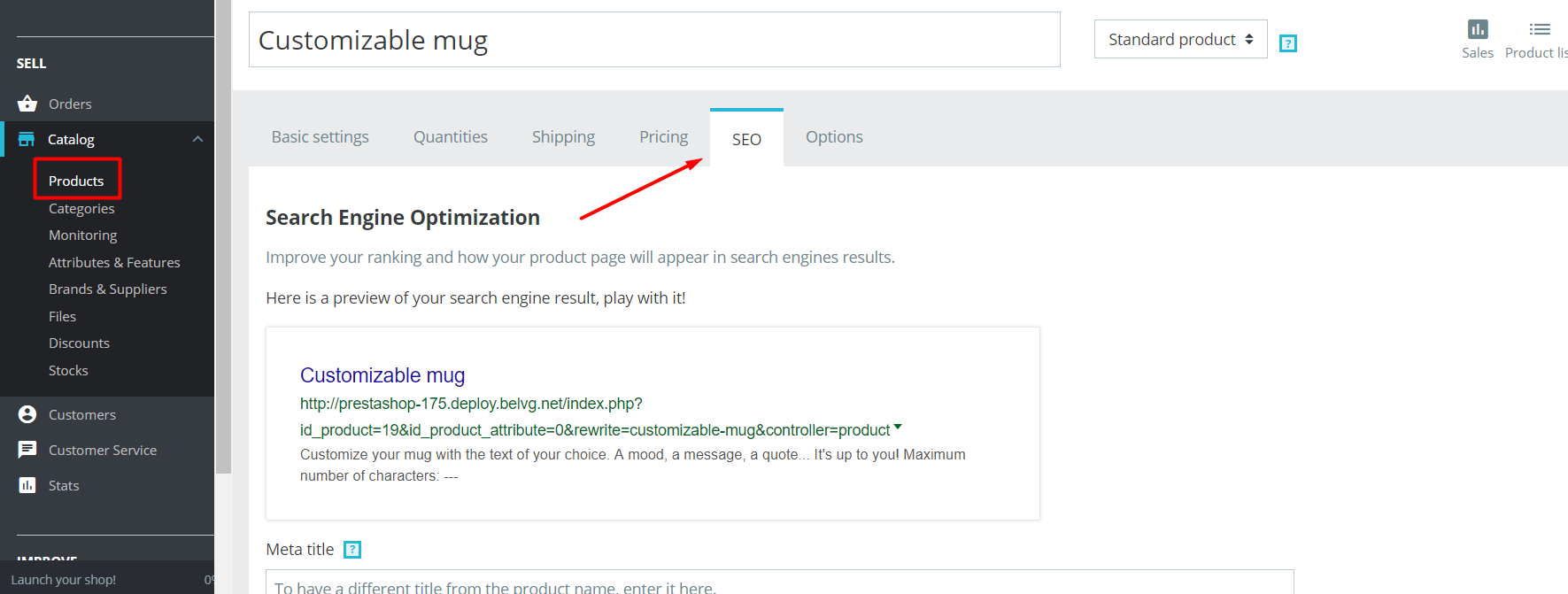 google dynamic preview Prestashop 1.7.5.0